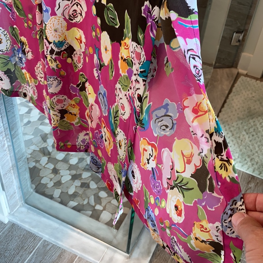 Floral Women's Robe - Picture 4 of 5